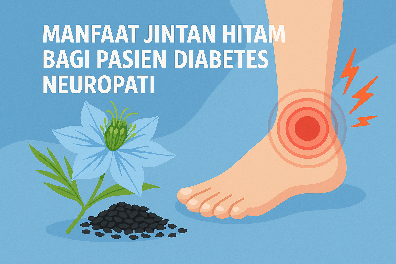 Manfaat Jintan Hitam Bagi Pasien Diabetes Neuropati